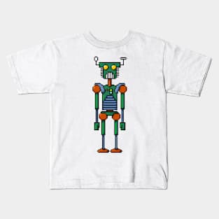 Pixel Robot 021 Kids T-Shirt